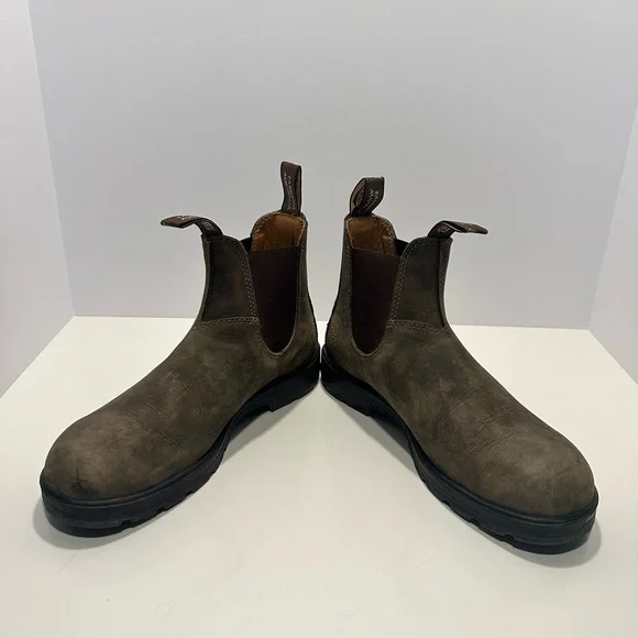 Blundstone Rustic Brown Suede Chelsea Boots - Picture 5 of 6